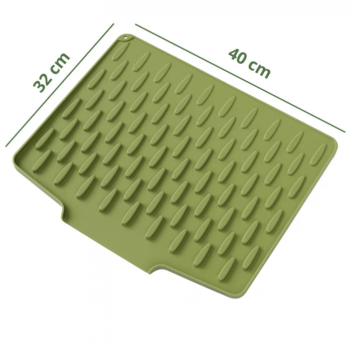 QuickDrain – Silikonmatta som skyddar ytor och låter vatten rinna av snabbt